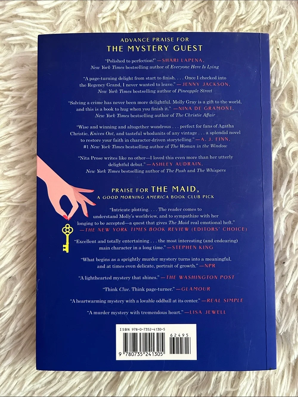 The Mystery Guest by Nita Prose - Blue paperback Novel, like new - Picture 2 of 7